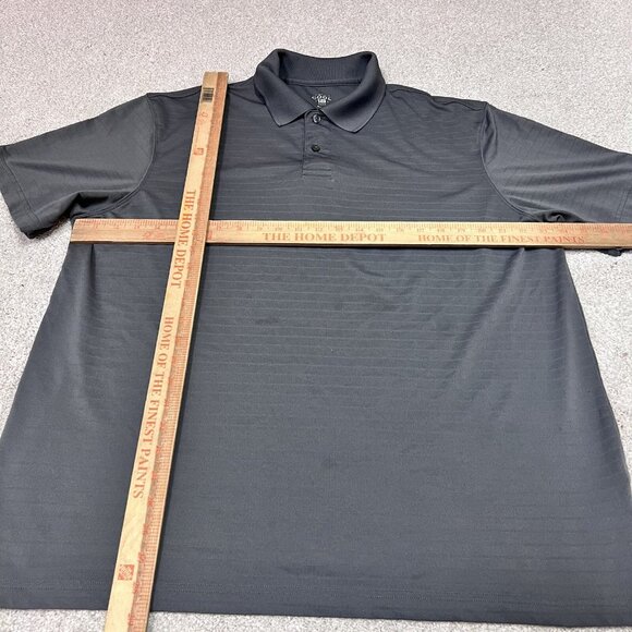 Haggar Polo Men’s Gray Short Sleeve Size XL - Picture 2 of 12